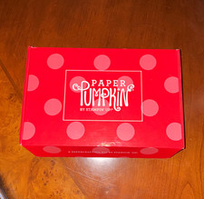Stampin' Up Paper Pumpkin Ice Cream Corner Kit Box w/ Clear Stamps  Ink Spot