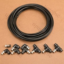 New Push Lock Vacuum Fitting Kit W15ft Black Atp Tubing Hose For Turbo Vehicles New Push Lock Vacuum Fitting Kit W15ft Black Atp Tubing Hose For Turbo Vehicles