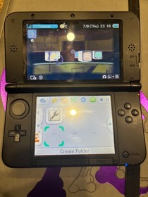 Nintendo 3DS XL Super Smash Bros Limited Edition Console Blue Missing Stylus