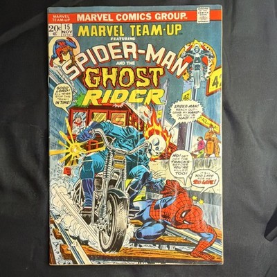 Marvel Comics Marvel Team-Up #15 Spider-Man Ghost Rider Bronze Age 1973