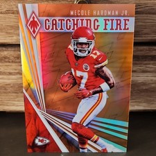 2019 Panini Phoenix Catching Fire Mecole Hardman Jr. #6 Orange /99 Chiefs Rookie