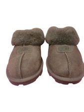 UGG COQUETTE GREY SHEARLING MOCASSIN SLIPPERS US 8/ EU 39/ UK 6