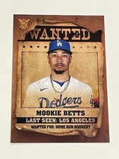 2021 Topps Big League Baseball Wanted #WT-2 - Mookie Betts - Los Angeles Dodgers