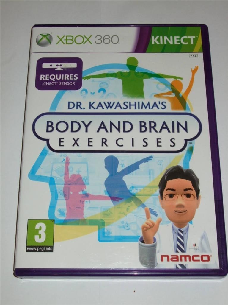 Dr Kawashimas Body And Brain Exercises  Xbox 360 Kinect ""FREE UK P&P""