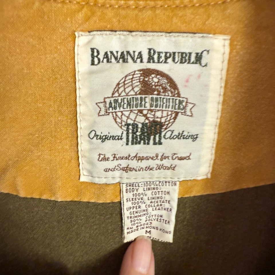 Chaqueta de Granero Banana Republic Adventure Outfitters Años 80 De Colección Talla M Safari Foto 2 de 4