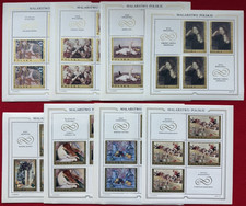 POLAND 1969, Polish Art, Scott 1675-1682 MINI SHEETS 4STAMPS, 2 LABELS, MNH