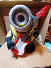 Despicable Me Minion - Animated Playing Stuart with Red Guitar 10  