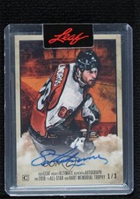 2023 Leaf Ultimate Hockey Magazine Black 1/3 Eric Lindros #UHM-EL1 Auto HOF uk2