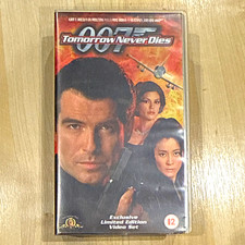 MGM Tomorrow Never Dies VHS PAL Limited Edition Cert 12 Pierce Brosnan (1997)