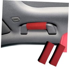 2PCS Car Door Handle Protector, Leather Anti-Scratch Handle Cover for Red