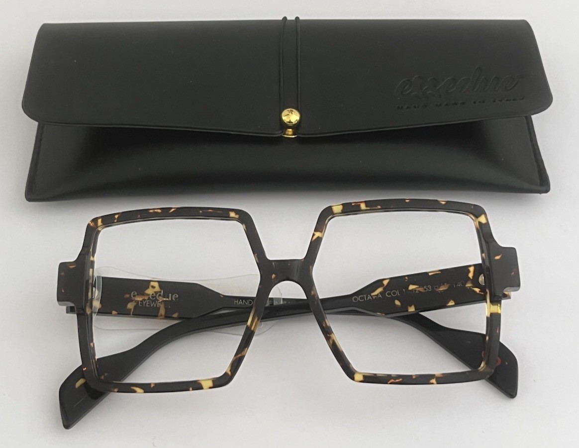 Lunette de vue italienne Essedue Octavia en acétate fait main