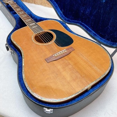 Morris W-80 70s Vertical Logo Acoustic Guitar with Hard Case