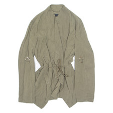 ZARA Giacca Blazer Donna Verde Viscosa XS