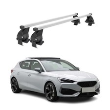 Menabo Dachträger Grundtäger für Cupra Leon 2020-2026 50kg Stahl Silber 2 tlg