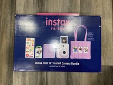 FUJIFILM INSTAX MINI 12 Instant Film Camera Bundle - Lilac
