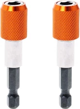 2 Pieces Quick Change Bit Holder Magnetic 1/4" Hex Shank Drill Bit Extension for