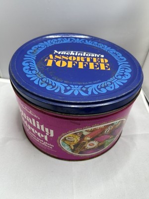 Vintage große Mackintosh's Quality Street Schokolade Metalldose