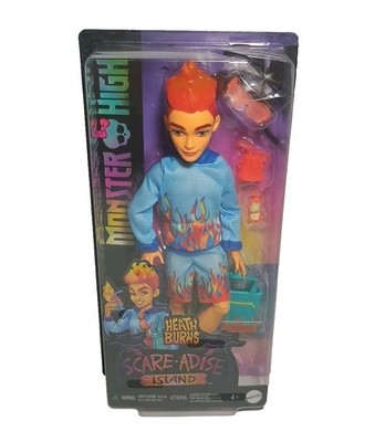 Mattel   Monster High  Heath Burns Doll. Scare-Adise Island   Sealed 