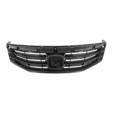 Front Grille Black Fits 2011 2012 Honda Accord Sedan