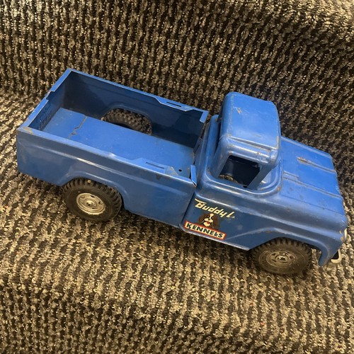 Buddy L Kennels Blue Pickup Truck Vintage Old Some Wear - Bild 9 von 9