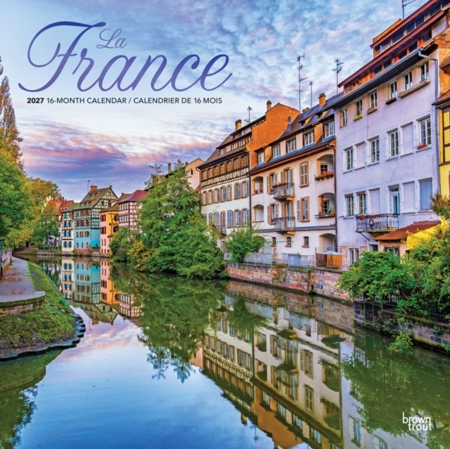 France La France 2027 Square Flap ENGLISH FRENCH FOIL by Browntrout (Calendar) - Image 2