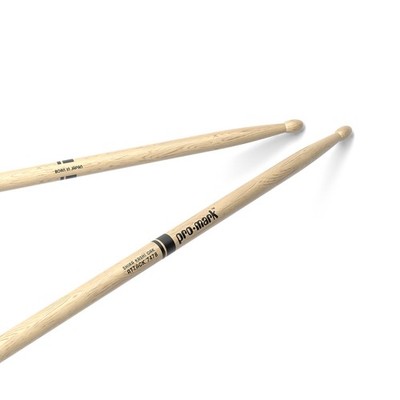 ProMark Classic Attack 747B Shira Kashi Oak Drumsticks, One Pair, Wood Tip