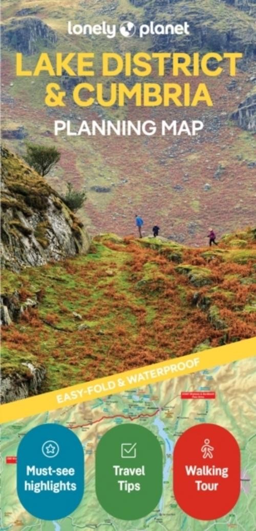 Lonely Planet Lake District & Cumbria Planning Map Lonely Planet