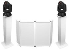 2 Chauvet DJ Intimidator Spot 260X Moving Head Lights Collapsible Totems Facade