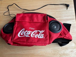 Coca-Cola Vintage Fanny Pack Speaker Waist Bag