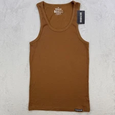 RAWGEAR Shirt Mens Large Ribbed Tank Top Sleeveless Muscle Fit Workout Flex