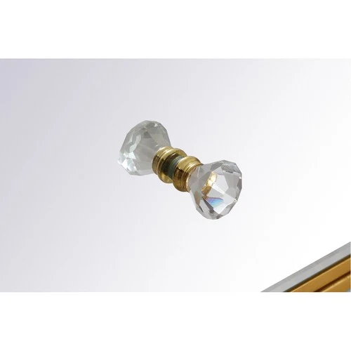 Elegant Lighting MF72016G Reflexion Antique Gold Cabinet - Picture 8 of 10