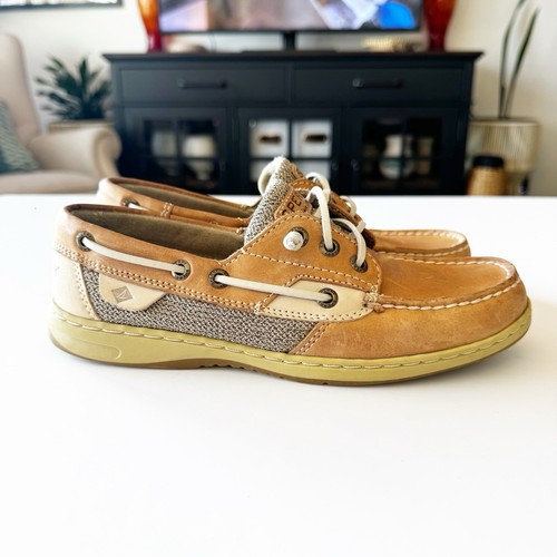 Sperry Brown Top-Sider Women's Size 7M Classic Deck Shoes / Loafers STS97405 - Picture 3 of 11