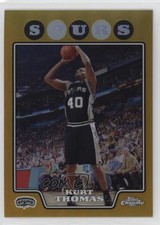 2008-09 Topps Chrome Gold Refractor 31/50 Kurt Thomas #126 09is