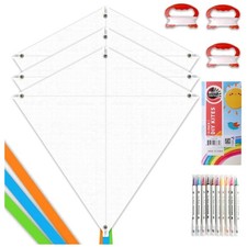 Customizable DIY Kites for Kids 3 Pack