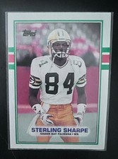Sterling Sharpe Rookie Card Topps 1989 #379