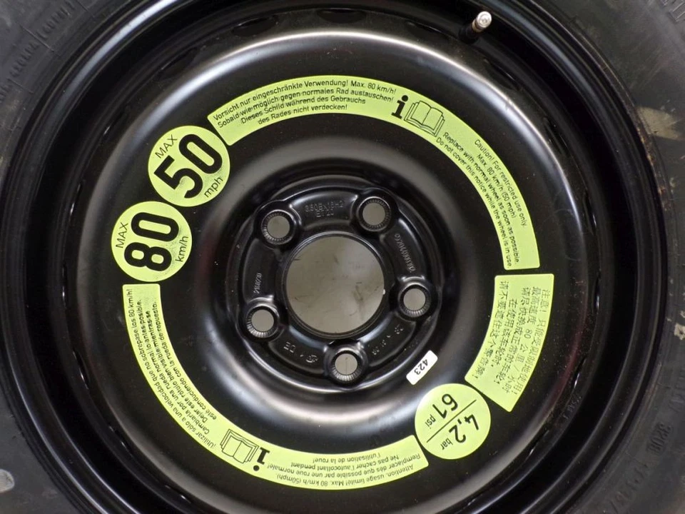 Notrad Reserverad 125/90R16 98M MB W204 - Bild 3 von 4