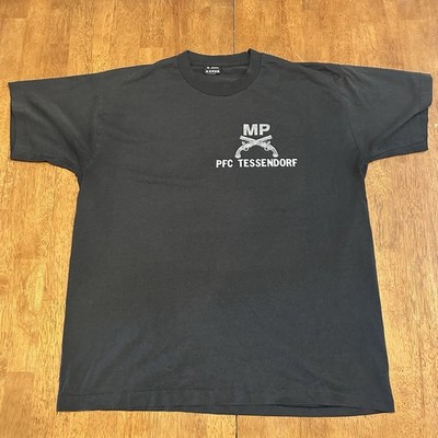 Vintage 90s Regional Correctional Facility T Shirt XL PFC Pistols Black