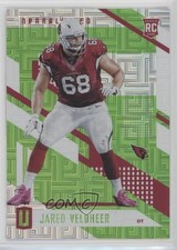 2017 Panini Unparalleled Lime Green Jared Veldheer #183 0k0