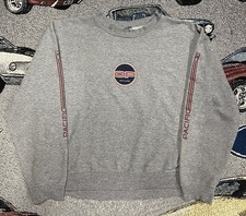 Vintage 90s Ocean Pacific Sweatshirt Gray Long Sleeve Pullover Large Surf Beach