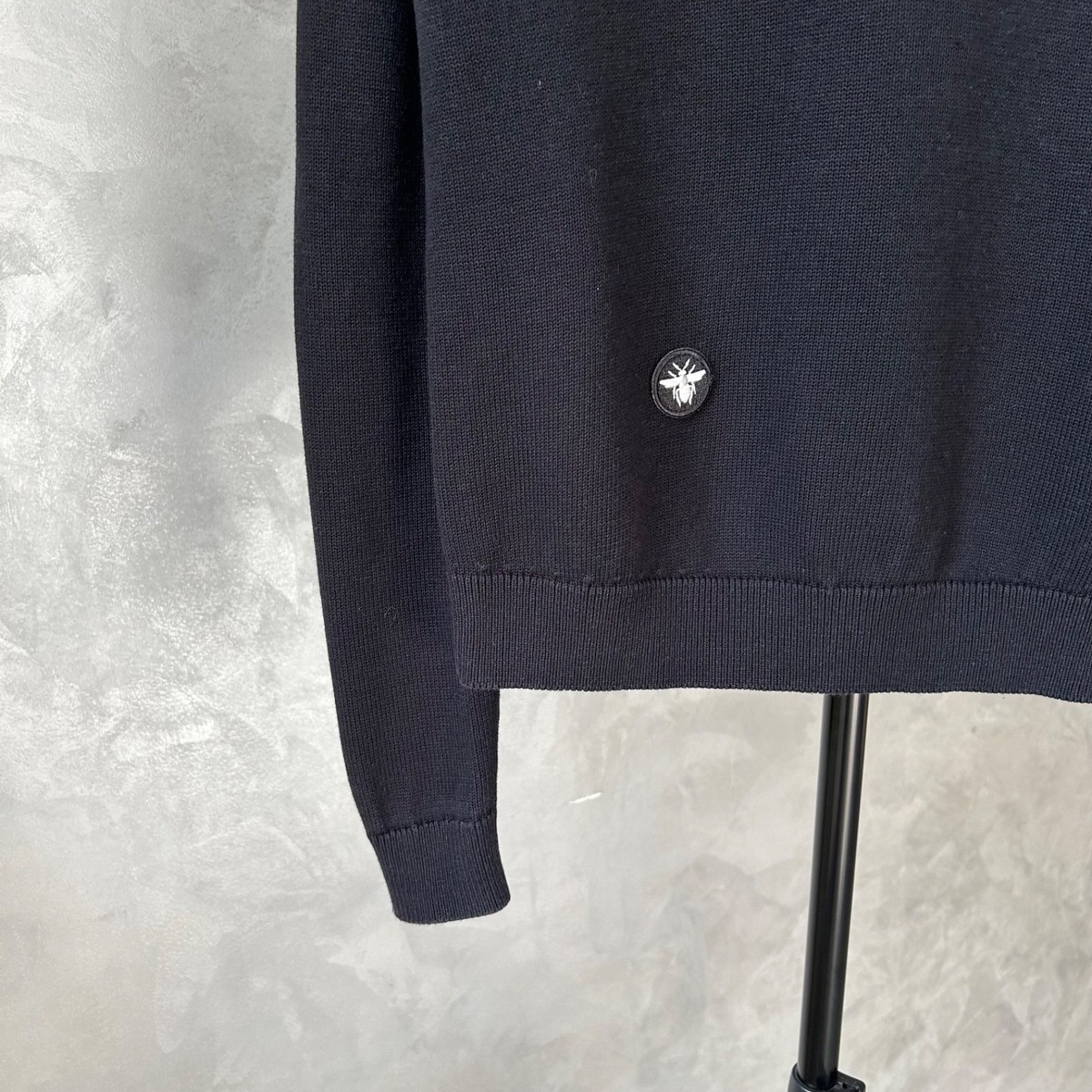 Vintage Dior Uniform Bee Logo Knit Sweater S | eBay