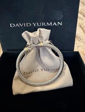 David Yurman Sterling Silver 925 5mm Cable Bu...