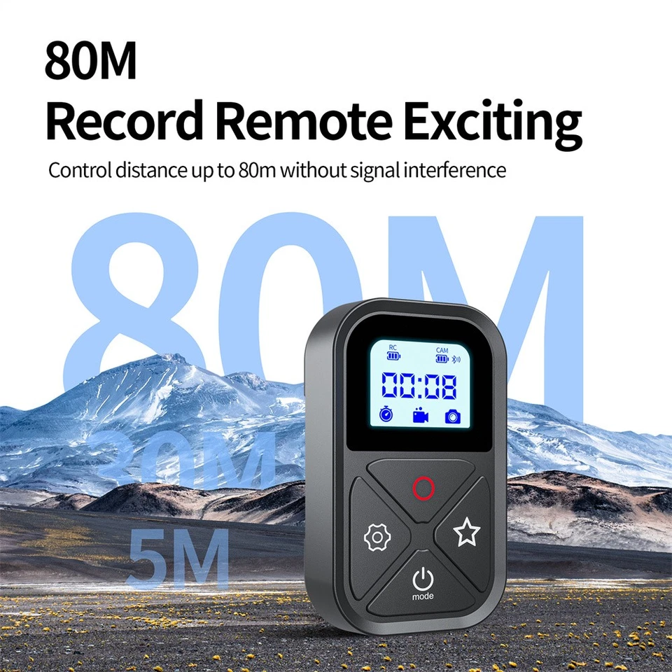 Bluetooth Remote Controller With Cable For GoPro hero 10 9 8 Max Camera Phone - Image 3 of 4