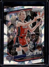 2025 Panini Prizm WNBA #104 Lucy Olsen Rookie Ice Prizm RC