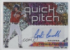 2021 Panini Mosaic Quick Pitch Corbin Carroll #QPA-CC Auto 1q7