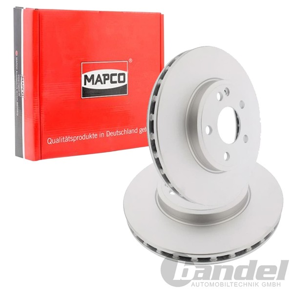 2X Mapco Bremsscheiben 295Mm BelÜFtet Vorne Passend FüR Mercedes A-KLASSE B-KLAS-image