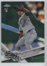 2017 Topps Chrome Green Refractor 42/99 Reynaldo Lopez #163 fm0