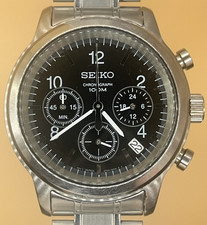 Seiko Sports 100m Chronograph Herren Armbanduhr |Quarz / 6T63A 6T63-00A0 |SSB007