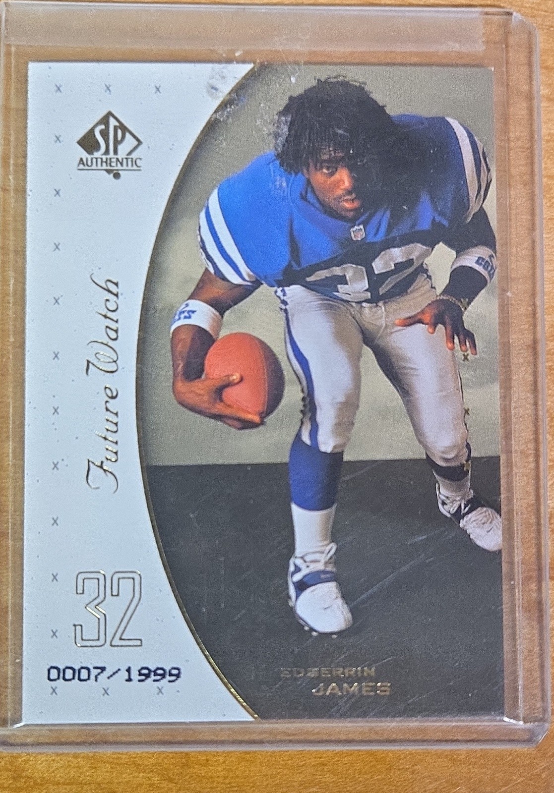 1999 SP Authentic - Future Watch Edgerrin James #94 /1999 (RC)