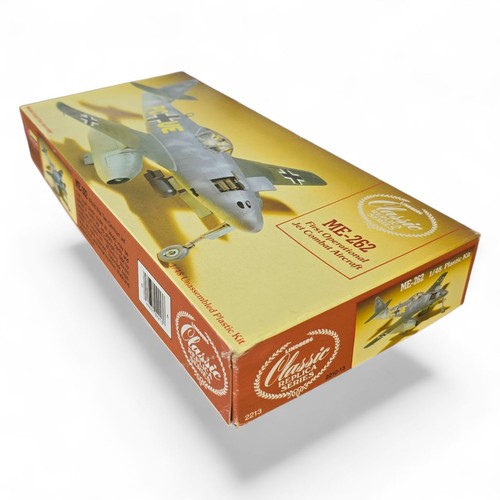 Lindberg Classic Replica Series ME-262 1984 kit escala 1:48 # 2210-13 *Nuevo sellado - Imagen 2 de 9