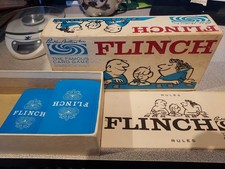Vintage 1963 Flinch Card Game Parker Brothers Complete Cards Instructions